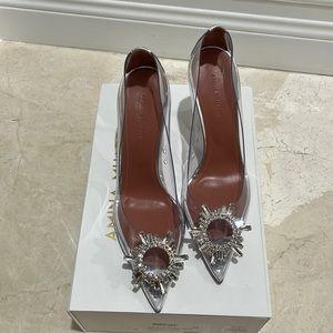 Amina Muaddi Begum glass pump